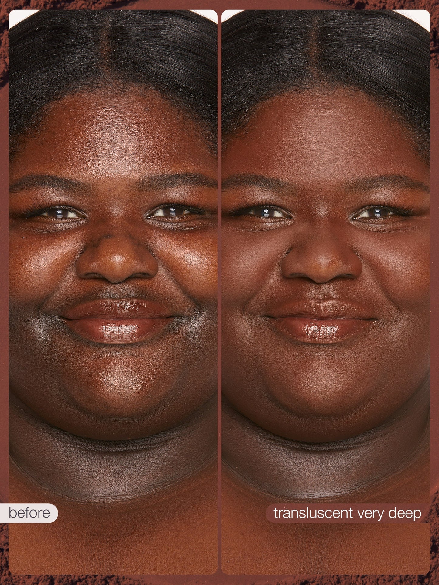 creaseless setting & brightening powder